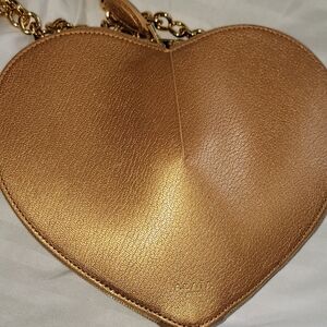 New AlaïaLe Coeur Leather Chain Shoulder Bag